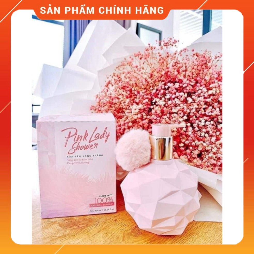 SỮA TẮM XÔNG TRẮNG PINK LADY - TẨY TẾ BÀO CHẾT - DƯỠNG DA