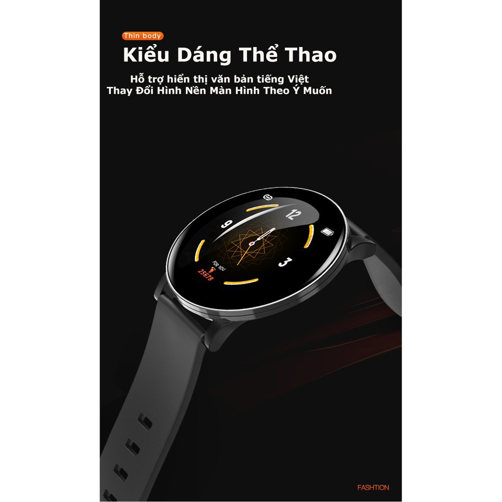 Đồng Hồ Thông Minh W8 - Smart Watch W8 Theo Dõi Sức Khỏe - Hỗ Trợ Văn Bản Tiếng Việt