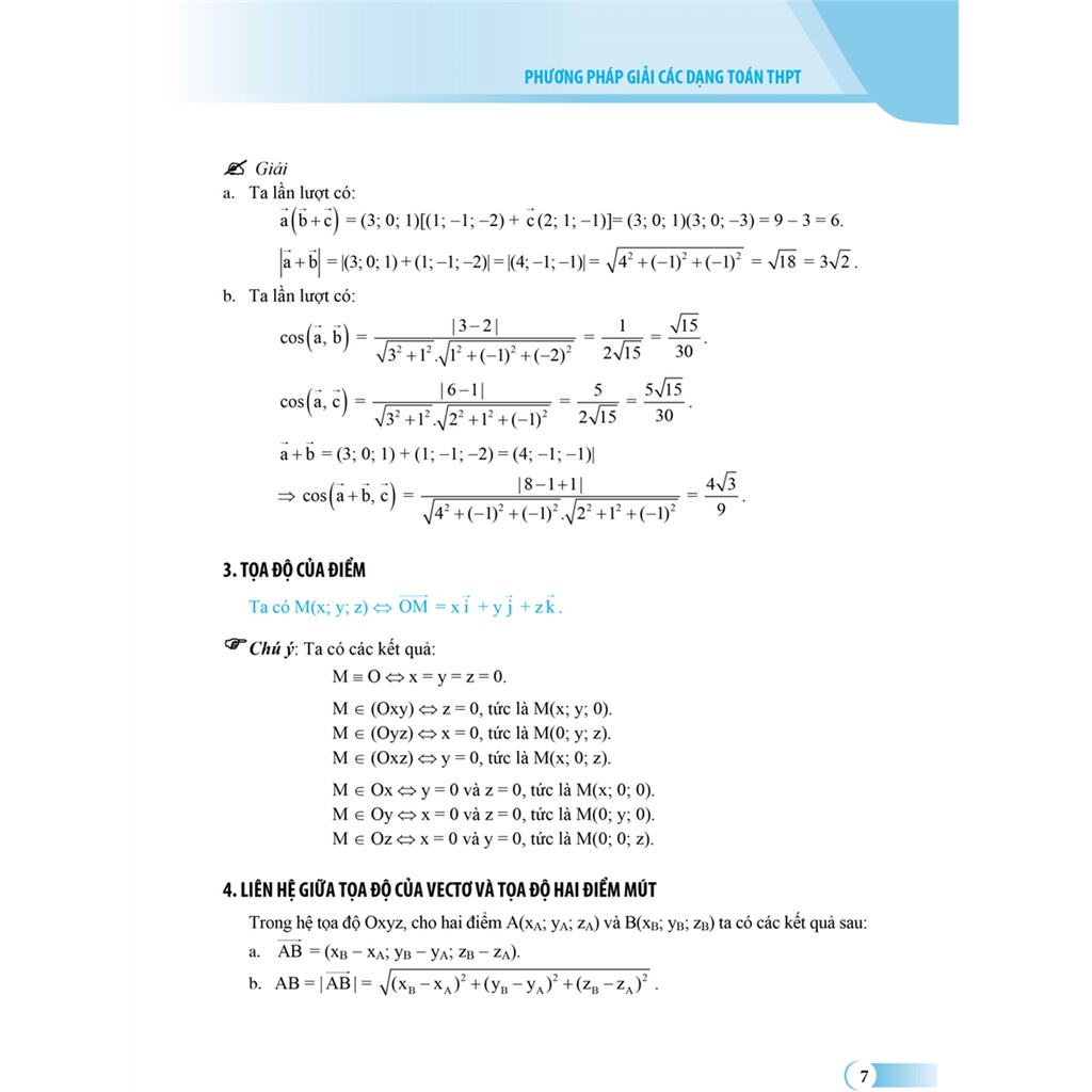 Sách - Phương Pháp Giải Các Dạng Toán Thpt - Phương Pháp Tọa Độ Trong Không Gian