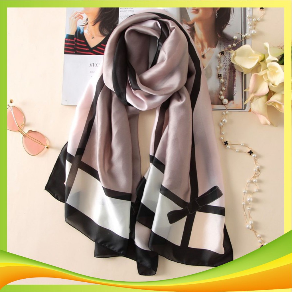 khăn lụa choàng cao cấp hàn quốc KHĂN LỤA VUÔNG CHOÀNG CỔ CAO CẤP NHIỀU HỌA TIẾT