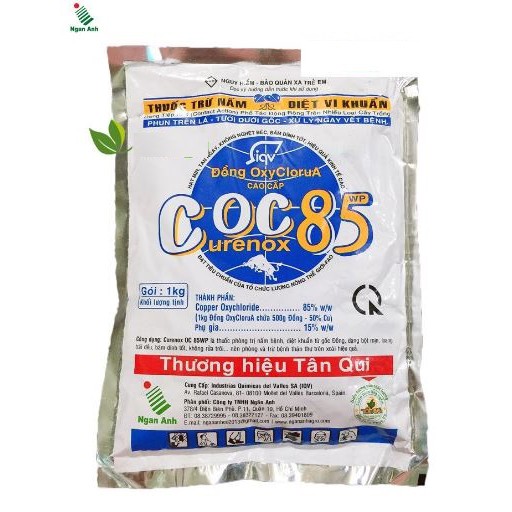 COC 85 1KG thuốc trừ nấm bệnh, diệt vi khuẩn hại cây trồng262
