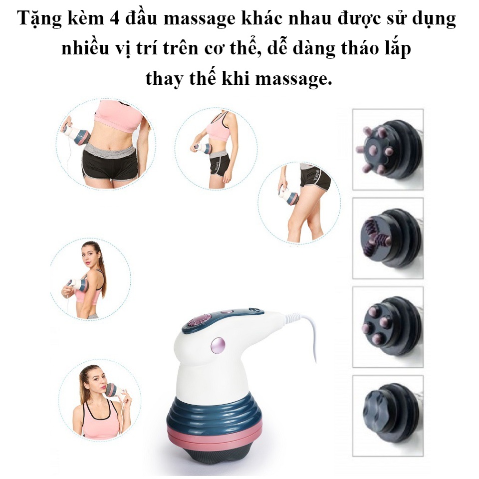 Máy massage hồng ngoại cầm tay body INNOVATION đánh tan mỡ bụng, massage giảm nhứt mõi toàn thân- Bảo hành 1 đổi 1