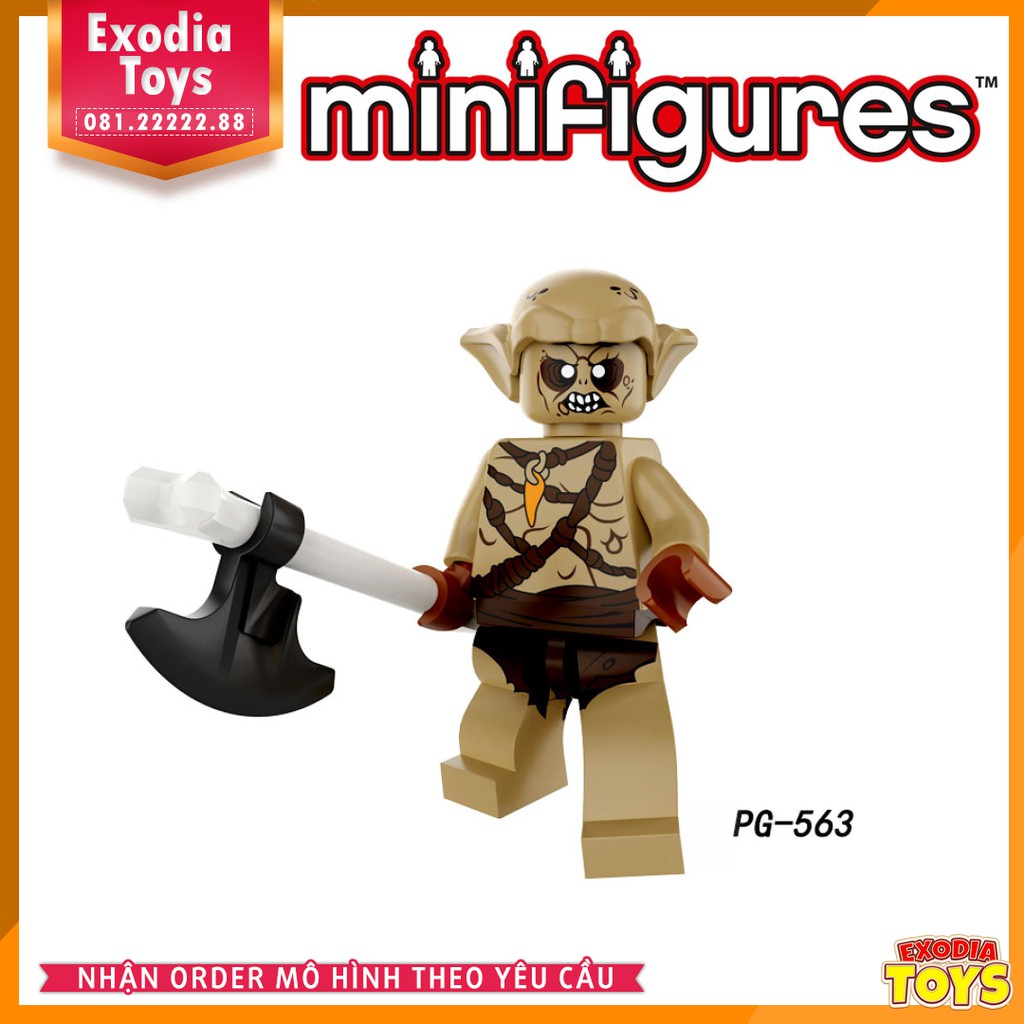 Xếp hình Minifigure nhân vật Chúa Tể Những Chiếc Nhẫn và Người Hobbit : Lord Of The Ring - POGO 8183