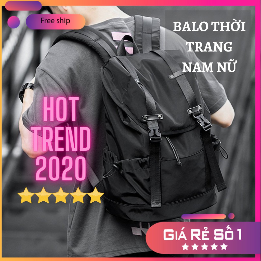 Balo Nam Nữ  Đi Học Thời Trang Cao Cấp Hot Trend - Balo Du Lịch - Đựng Vừa Laptop