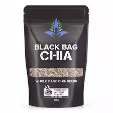 Black Chia Bag của Úc 500g/ Hạt chia đen/Hạt chia Úc