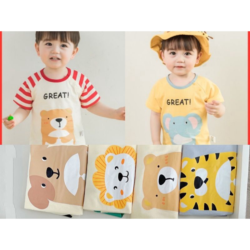 Bộ Cộc Tay Minky Mom Vải Thun Lạnh Nhiều Họa Tiết Cho Bé - Umee Kids