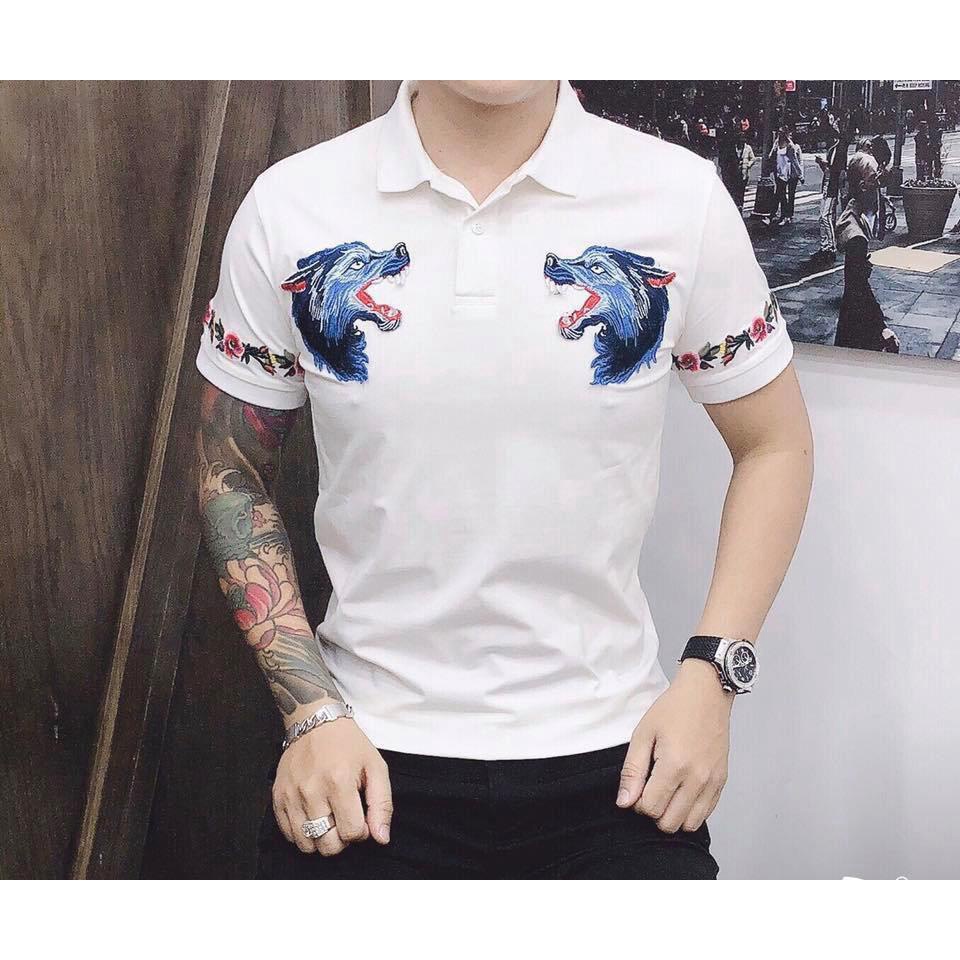 Áo thun nam POLO trơn vải cá sấu cotton cao cấp ngắn tay | BigBuy360 - bigbuy360.vn