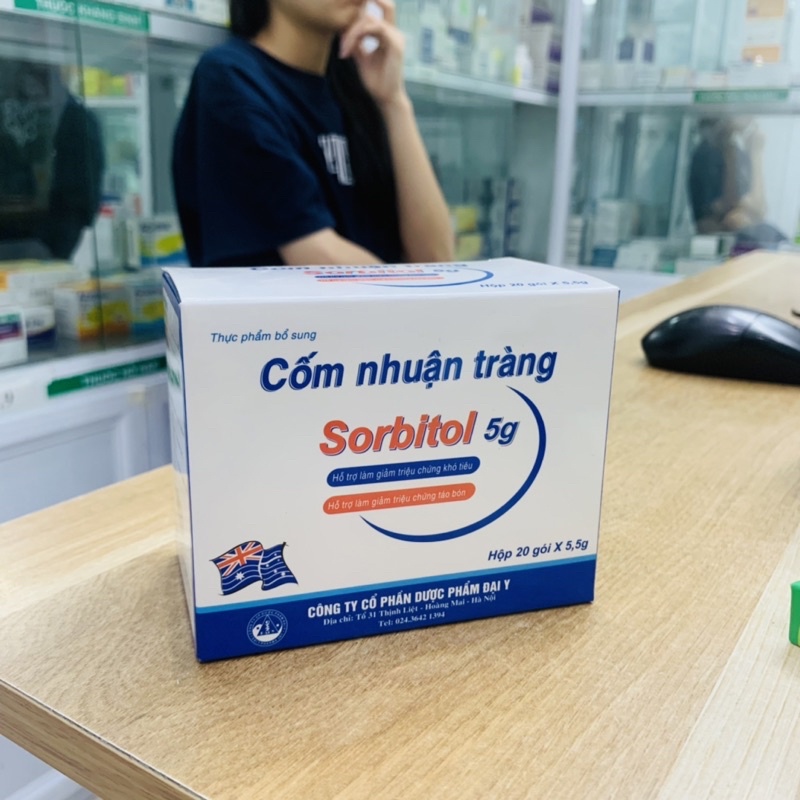 Cốm Nhuận Tràng Sorbitol 5g Đại Uy - Giảm Táo Bón Đầy Hơi