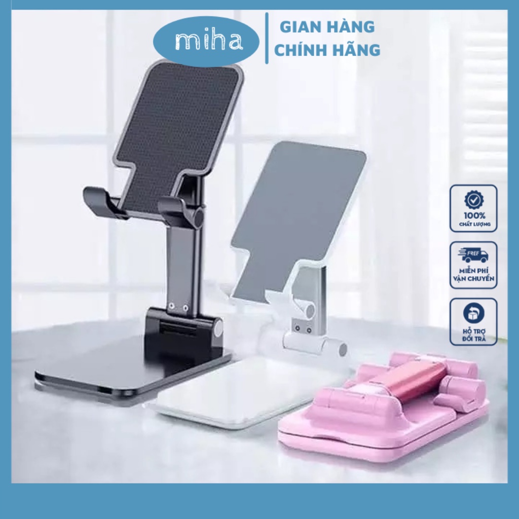 Giá đỡ điện thoại, kệ Ipad Tiện dụng Loại 1 để bàn chống tê mỏi tay, có thể gấp gọn được..