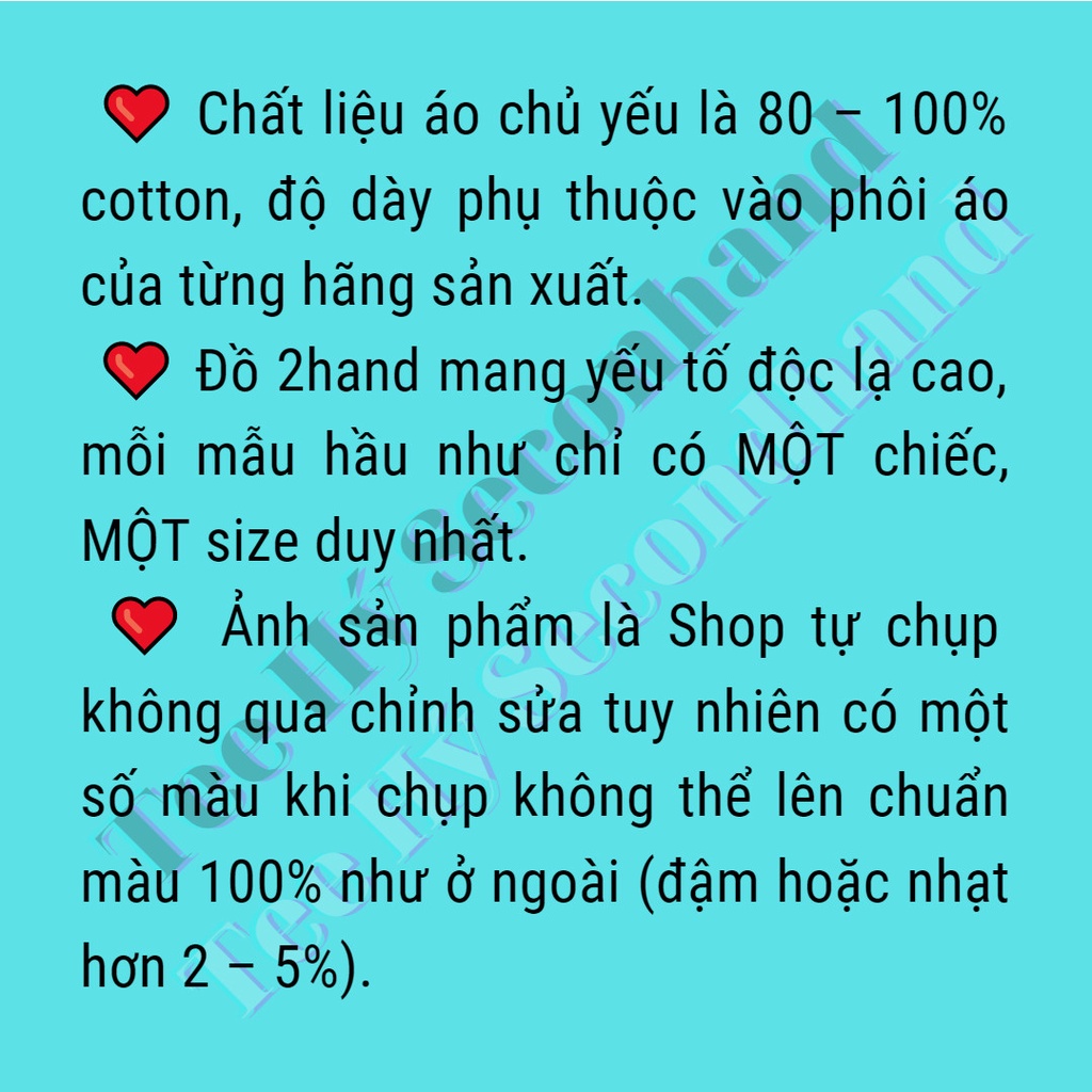 [SIZE - S - link 1] Áo phông 2hand (Ảnh Thật)-Được chọn size -chọn mẫu🥑