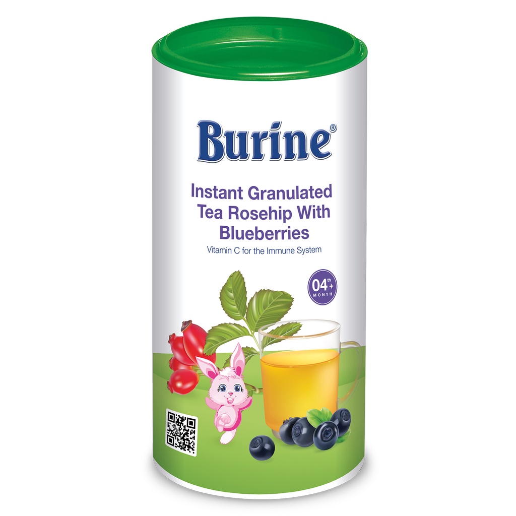 Trà cốm hoa quả Burine 200g