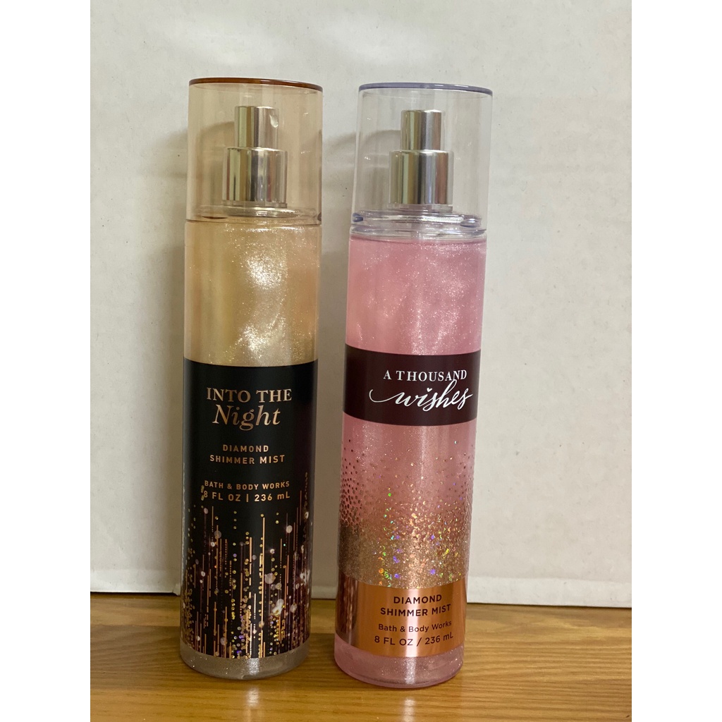 Xịt thơm nhũ kim tuyến Bath &amp; Body Works Diamond Shimmer Mist 236ml