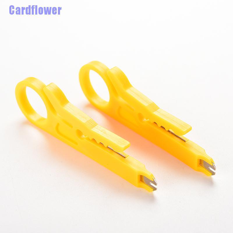 Cardflower  Network Connection Wire Punch Down Cutter Stripper For RJ45 Cat5 Cable Tool