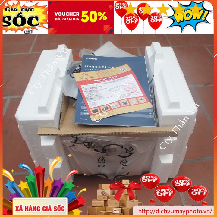 Máy in canon 6230dn hàng mới 100% đa năng in 2 mặt tự dộng in mạng bảo hành INECO
