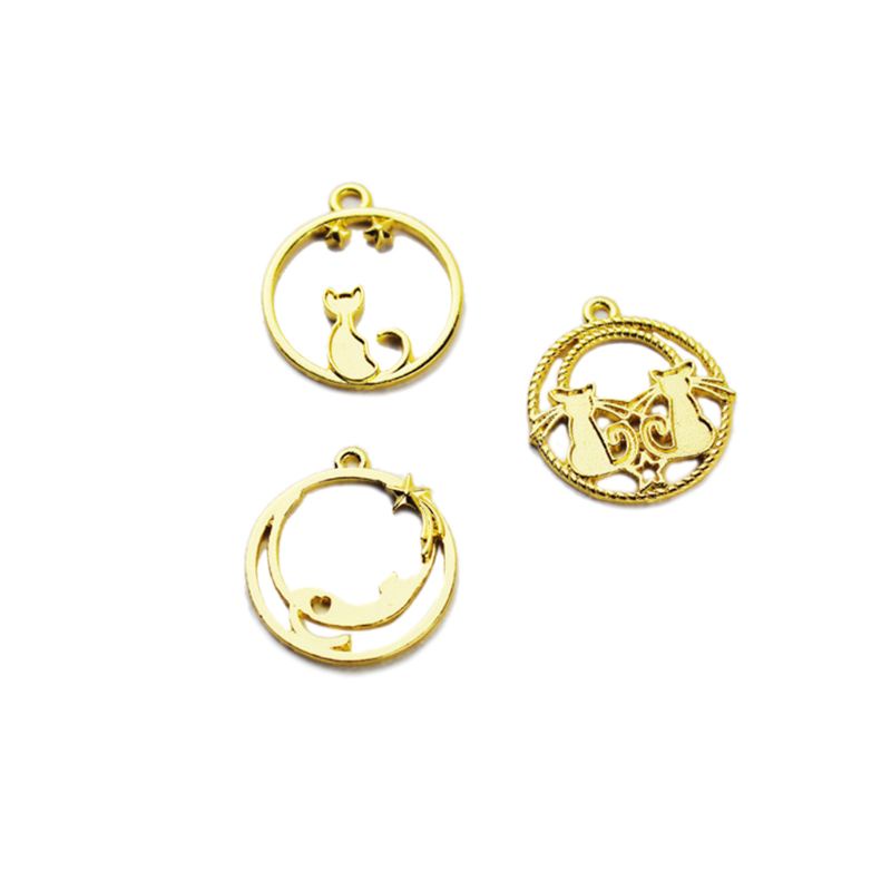 Set 7 Mặt Vòng cổ Hình Mèo Dễ Thương Cho Nữ