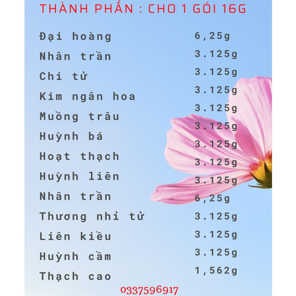 XỔ ĐỘC GAN - GIẢI PHONG HOÀN - HỔ TRỢ GIẢI ĐỘC GAN - NHUẬN TRÀNG - NGỪA TÁO BÓN