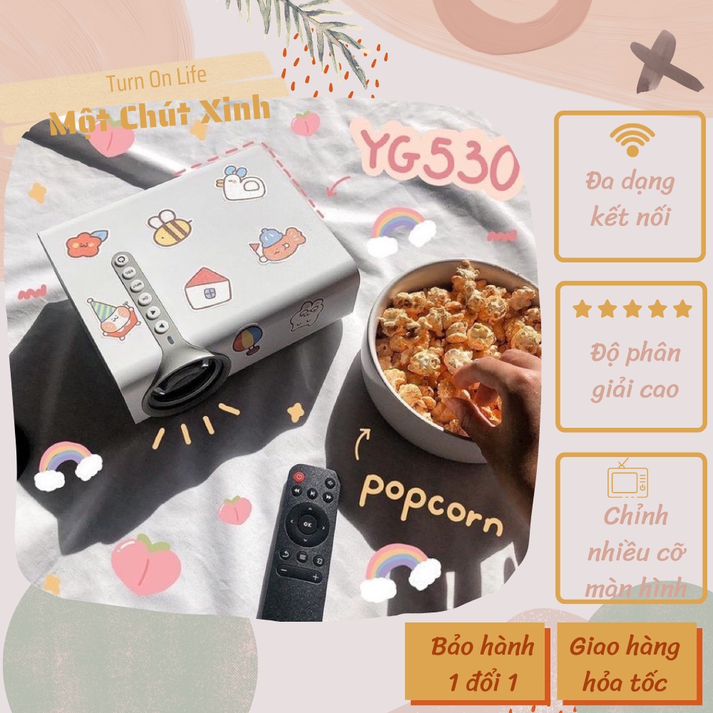 Máy chiếu mini YG530 PLUS ver3 - Hàng chính hãng Lejiadia