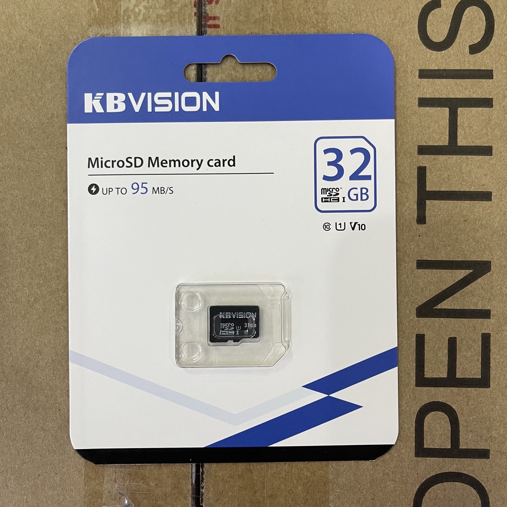 Thẻ nhớ MicroSD KBVISION 32G chuyên dụng cho camera Kbone, Ezviz, Imou, chính hãng, bảo hành 24 tháng | BigBuy360 - bigbuy360.vn