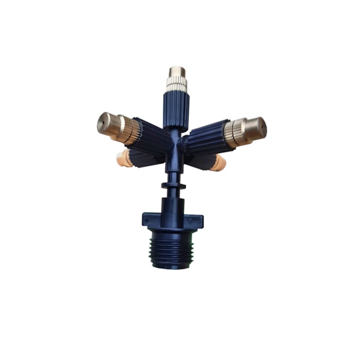 50 bộ béc phun sương 5 hướng đầu đồng + ren nối ống 21mm, béc tưới cây