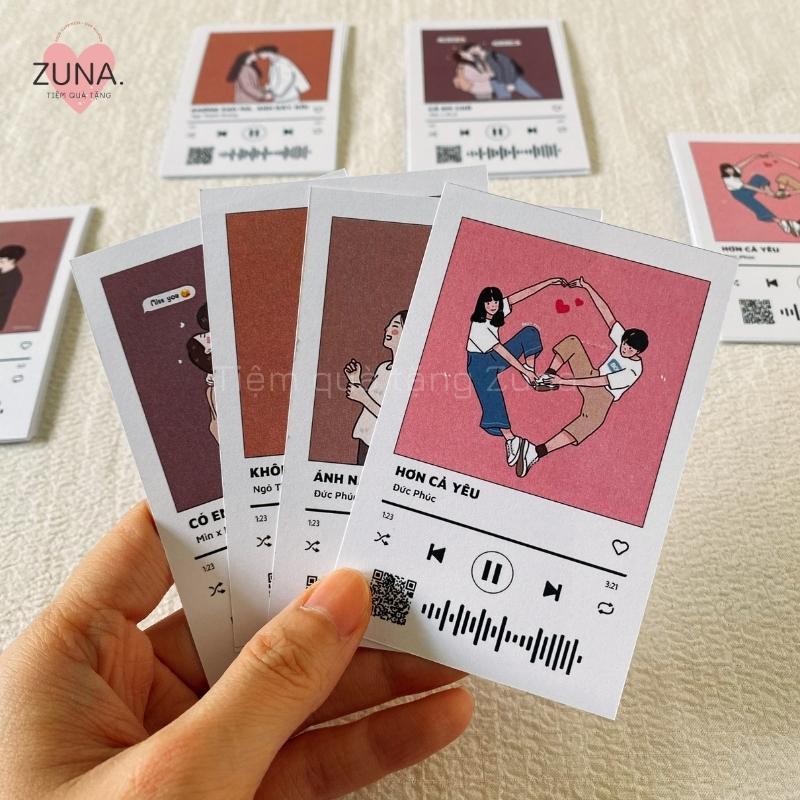 Thiệp tình yêu chúc mừng sinh nhật, Valentine, 8/3, Giáng sinh, Năm mới, 20/10 - Thiệp quét mã QR Code ra bài hát