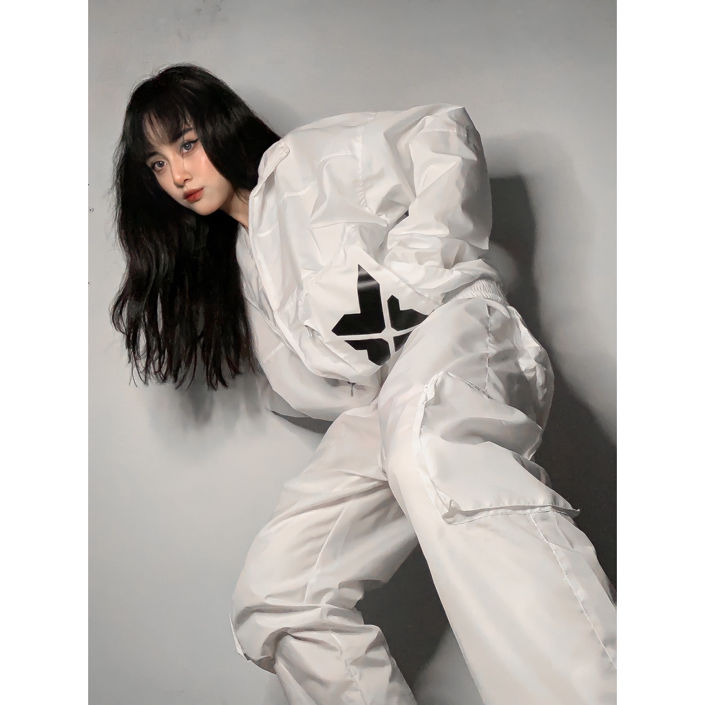 Quần Dài White Nylon Pants by Xfire