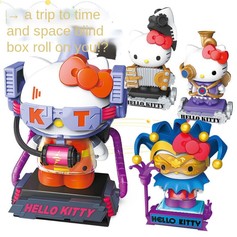 Bộ Đồ Chơi Xếp Hình Hello Kitty Cho Bé