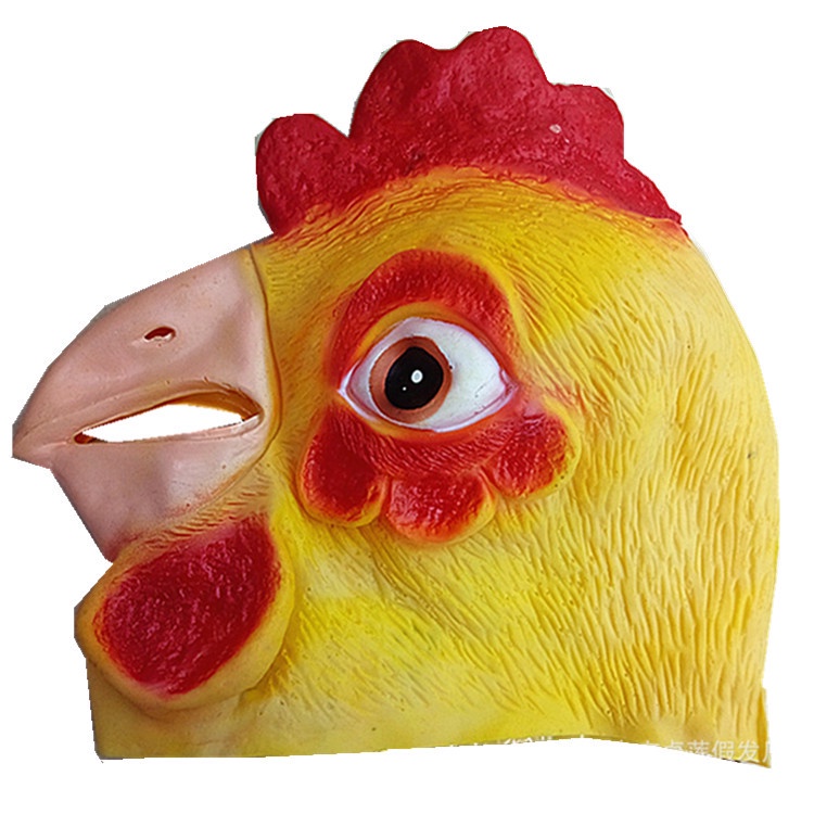 MẶT NẠ ĐẦU GÀ CON GÀ TRỐNG hóa trang GÀ KÊ phù hợp cho Halloween trung thu lễ hội sự kiện cosplay