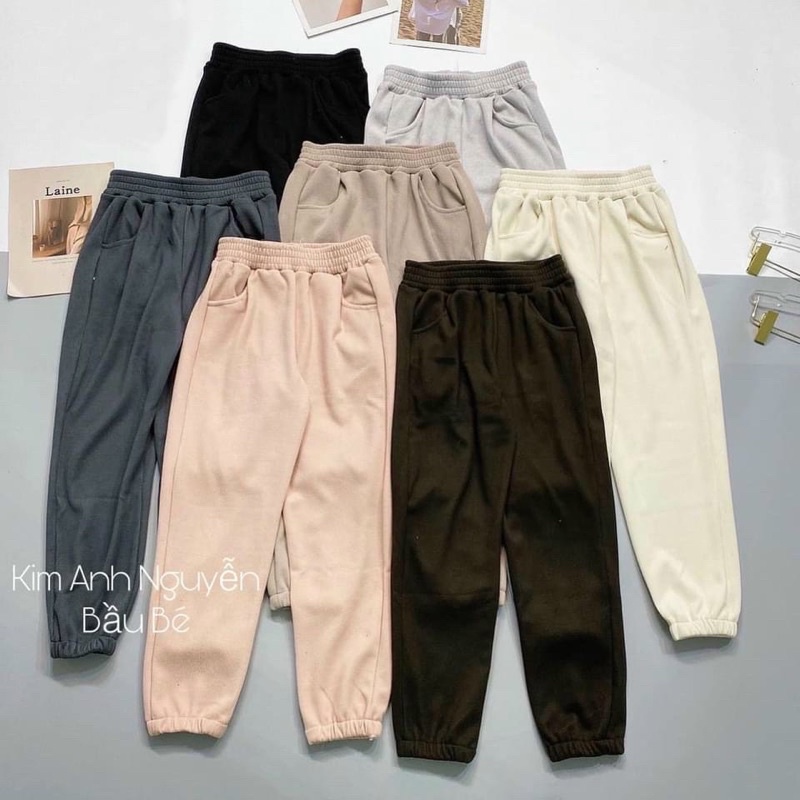 quần jogger nỉ siêu đẹp hàng quảng châu ảnh thật