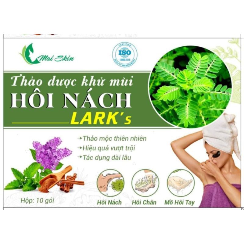 Thảo dược khử mùi hôi nách, hôi chân,mồ hôi tay chân LARK'S