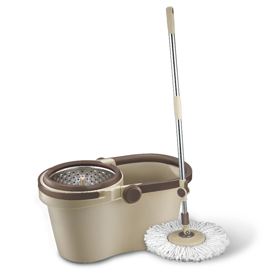 [Mã LIFEHL25 giảm 10% đơn 350K] Bộ cây lau nhà xoay tay Compact Spin Mop Lock&amp;Lock - ETM466