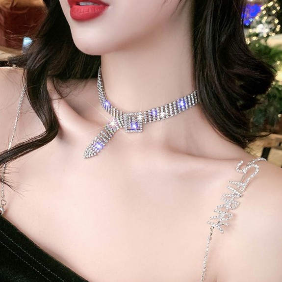 Choker Đính Đá, Choker 2 Tầng, Set Nhiều Mẫu Princess