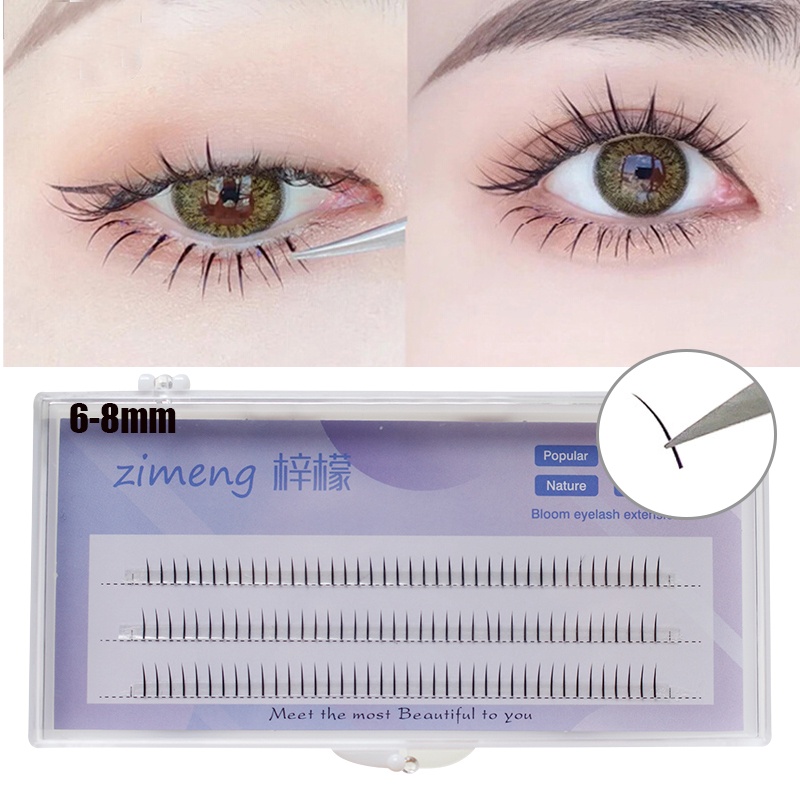 Lông Mi Giả Zimeng 5 / 6 / 7mm Tạo Hiệu Ứng Chữ V Cho Hàng Mi Đẹp Tự Nhiên