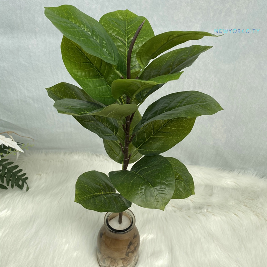 1 Nhánh Lá Nhân Tạo Trang Trí Nội Thất Nhà Ở