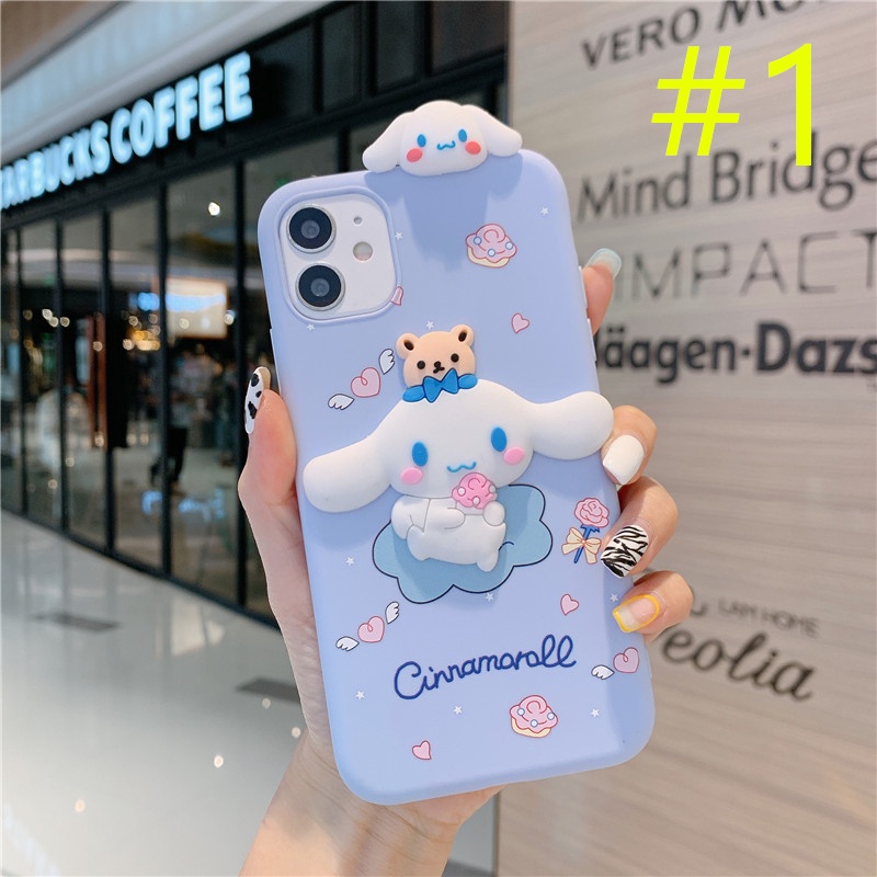 Compatible For POCO C65 Xiaomi 13T 12T 11T 10T Mi 13 12 11 Lite POCO X5 F5 X4 F3 M5 M4 M3 Pro X3 NFC X3 GT Vỏ điện thoại silicon Cinnamoroll Melody ba chiều dễ thương