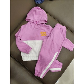 Bộ nỉ da cá thêu chữ mickey mouse