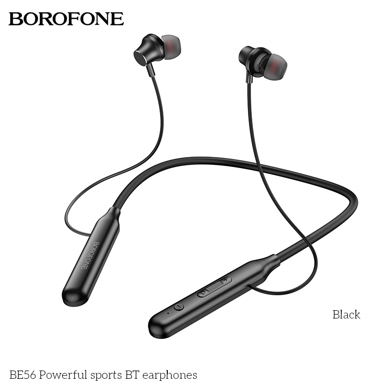 Tai nghe bluetooth không dây BE56 nghe nhạc liên tục 15 giờ dành cho thể thao: chạy bộ, GYM