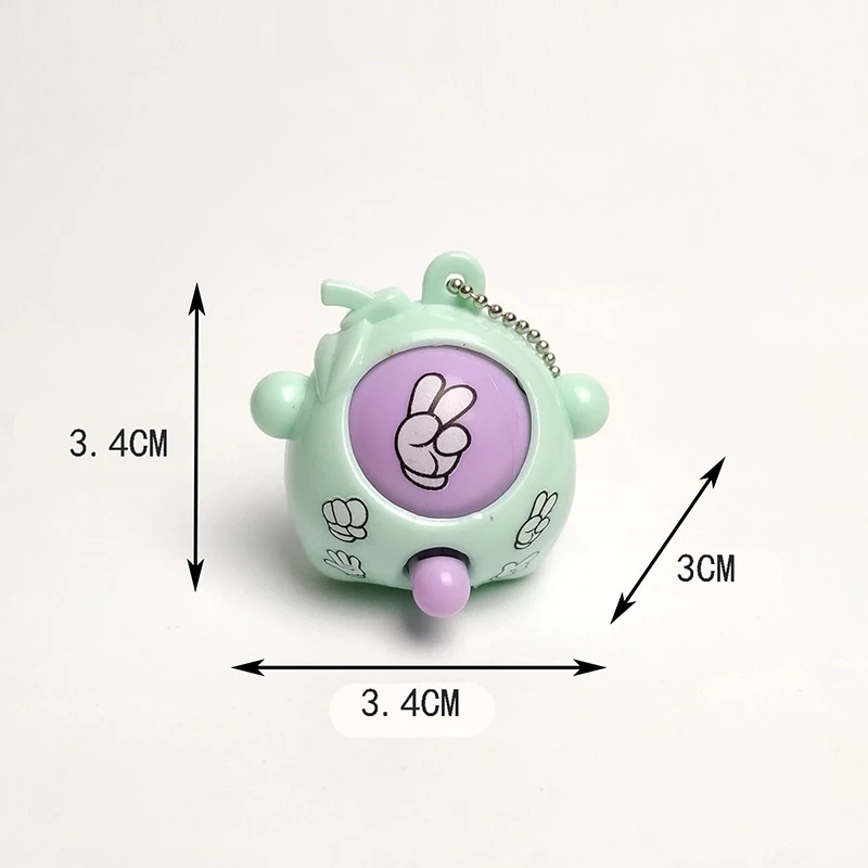1/2 Móc Khóa Hình Kéo Giấy Chơi Game Đeo Ngón Tay Độc Đáo