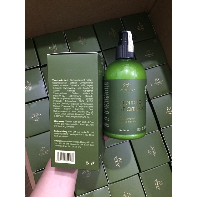 [Ảnh thật] Dầu gội ViJully ngăn rụng tóc, giúp nhanh mọc làm dài và phục hồi hư tổn của tóc chính hãng
