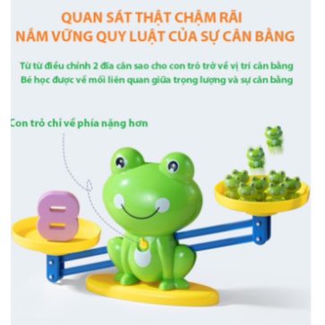 Bộ Ếch Cân Bằng Toán Học LIBRA FROG, Đồ Chơi Giáo Dục Thông Minh cho bé hỗ trợ học toán hiệu quả