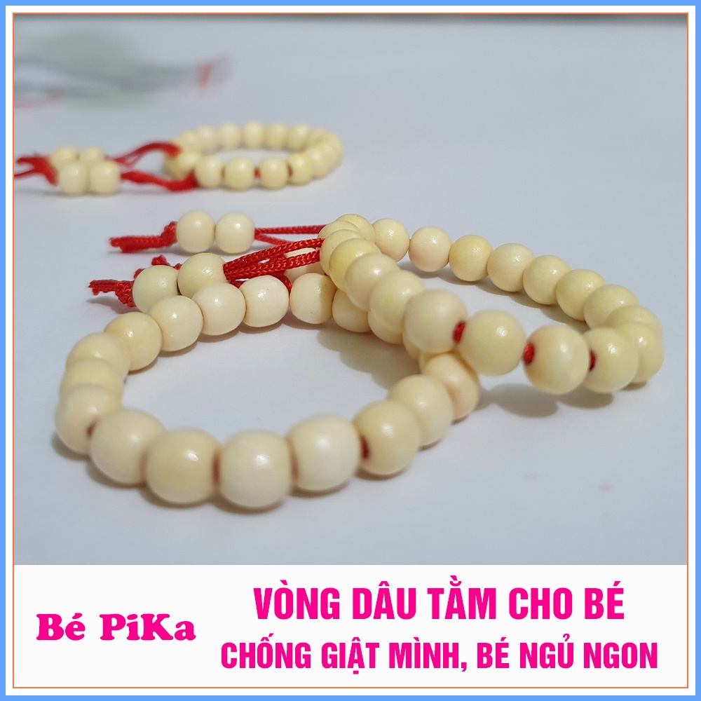 Vòng dâu tằm chống giật mình giúp bé ngủ gon