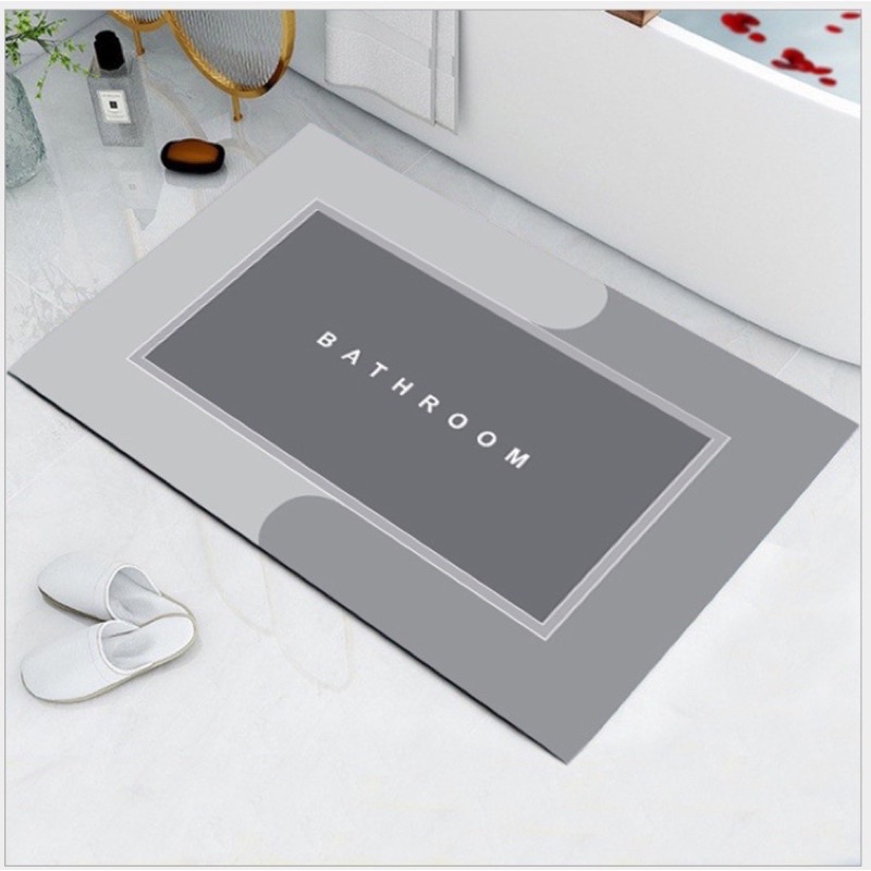 GIÁ SỈ - Thảm Dậm Chân Silicon BATHMAT Hút Nước - Thảm Lau Chân Siêu Mềm Siêu Dày, Thấm Nước Chống Trượt siêu tốt