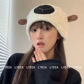 Mũ len lông cừu dày ấm áp