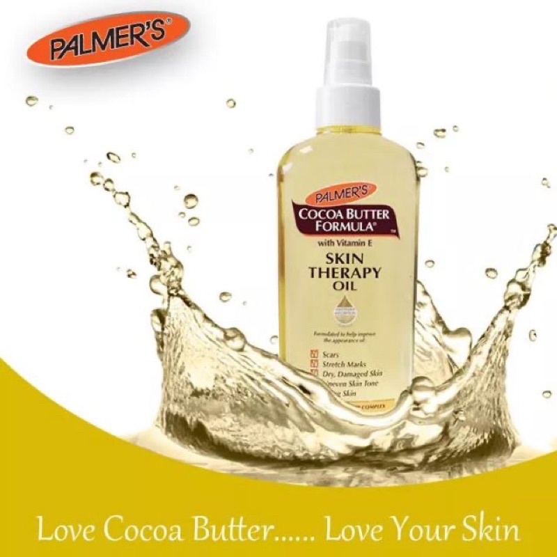 [🇺🇸Bill Mỹ] Dầu dưỡng ẩm đa năng Palmer's Cocoa Butter Formula with vitamin E Skin Therapy Oil của Mỹ