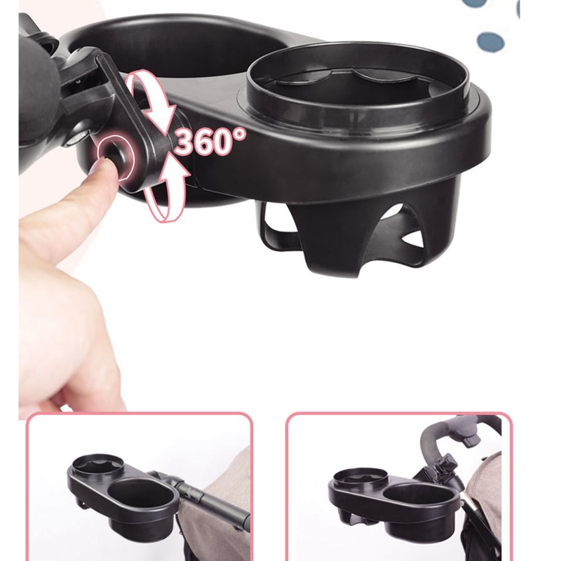 Giá Đỡ Cốc Nước Gắn Xe Đẩy Em Bé Tiện Dụng