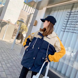 Áo khoác dù phối màu, áo khoác nam nữ phong cách KD9