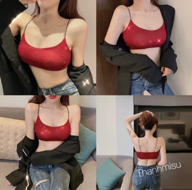 Bralete dây nhỏ kim sa lấp lánh 1988 | BigBuy360 - bigbuy360.vn