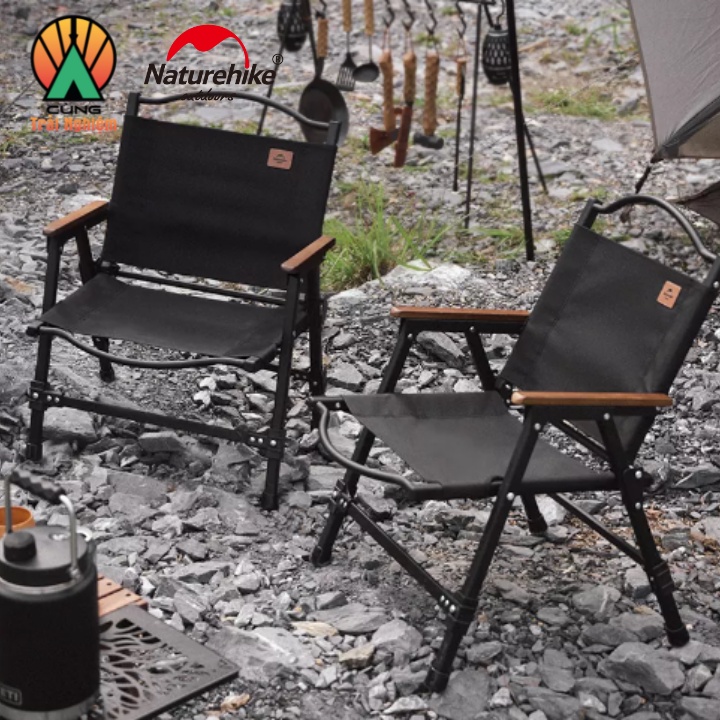 Ghế cắm traị, câu cá Naturehike có tựa, Gấp Gọn, Dễ Di Chuyển NH21JJ002