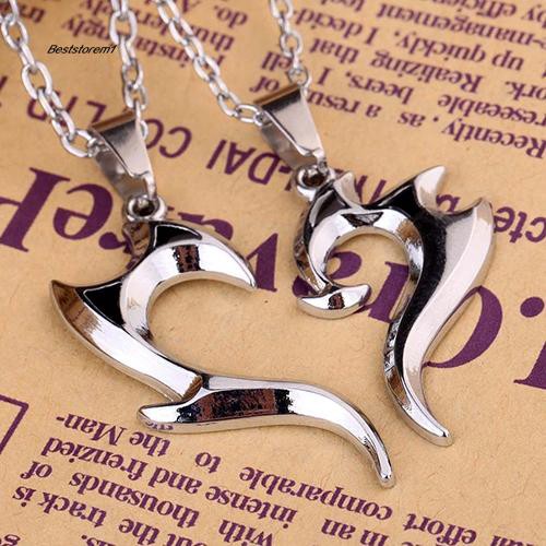 Set 1 Cặp Vòng cổ Mặt Hình Trái Tim Cho Cặp Đôi