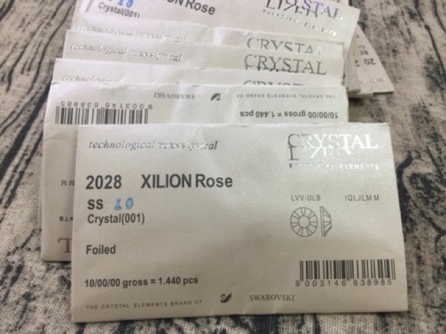 Đá đính móng Xilion rose 1440 viên