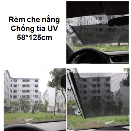 Rèm Che Nắng Kính Lái Ô Tô Dạng Cuộn Tiện Ích Thông Minh